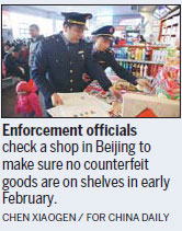 Efforts increased to crack down on counterfeits