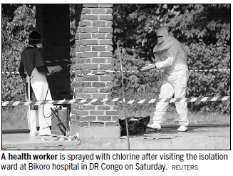 WHO chief takes stock of Ebola crisis