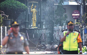 13 dead in Indonesian bombings