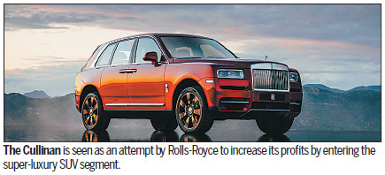 Rolls-Royce enters fierce luxury SUV segment