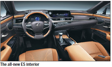 All-new Lexus ES puts discerning customers 'Comfortably in Control'