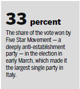 Parties close to forming coalition in Italy