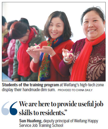 Training programs helping unemployed keep on working