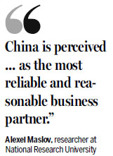 Russians' view of China grows increasingly positive