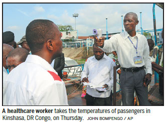 More awareness urged to stem Ebola spread in DR Congo