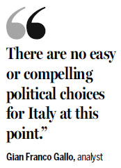Italy crisis may end with two options
