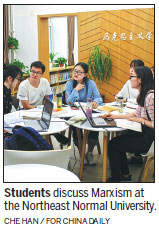 Philosopher Karl Marx gets remake on campus