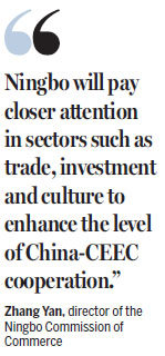 Ningbo prospers from CEEC's continuing, dynamic cooperation