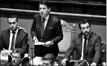 Italy's new PM vows radical change in debut Parliament speech