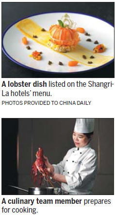 Shangri-La serves up sustainable seafood