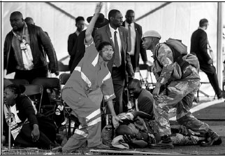 At least 49 injured at Zimbabwe rally