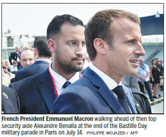 Pressure on for Macron over aide scandal