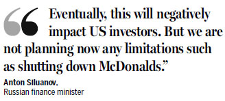 Russia to ditch holdings of US securities in response to sanctions