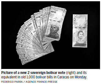 Venezuela unveils new currency in reforms