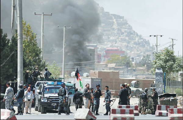 Intense fighting erupts in Kabul after attack