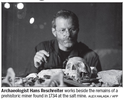 Ancient Austrian salt mine holds Bronze Age secrets