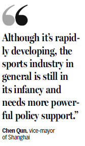 Shanghai seeks world-class sports stature