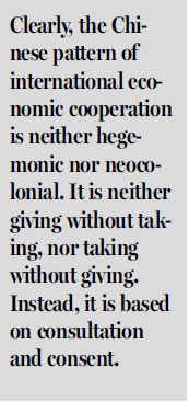 Sharing economy, not money diplomacy
