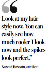 Fashion-forward youngsters setting 'hair-burning' trend