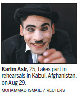 Afghanistan's Chaplin aims to make people smile