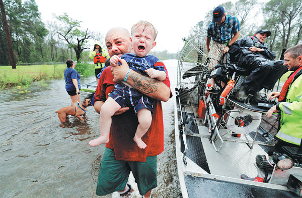 Floodwaters rise as storm continues