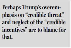 US strategy will fail if it doesn't offer DPRK the right incentives