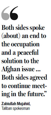 Taliban meets with US peace envoy