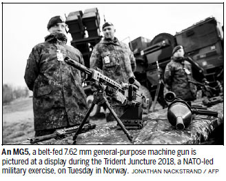 NATO drill raises regional tension