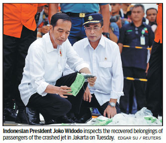 Possible seabed position of crashed Lion Air jet located