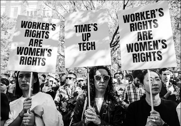 Google workers walk out in 'MeToo' protest