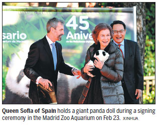 Panda power rules at famous Madrid Zoo