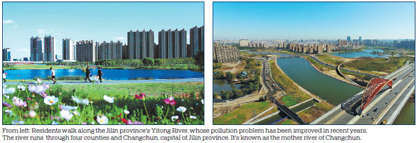 Restoration efforts on Yitong River improve environment, recreation
