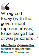 Yemen's negotiators agree to exchange files of war prisoners
