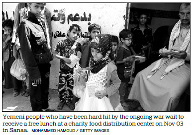Only one meal per day for children as embattled Yemenis hope for end of war