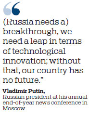 Putin values China's rapid development
