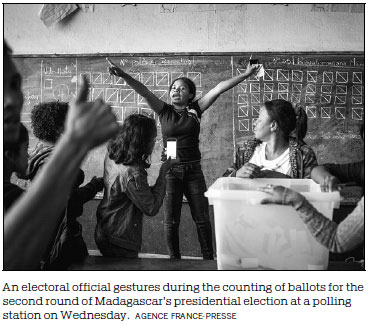 Poll results awaited amid uncertainty in Madagascar