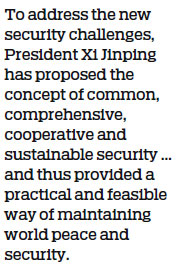 Global security faces severe challenges
