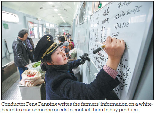 All aboard the farmers' market