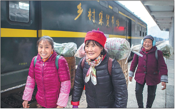 All aboard the farmers' market