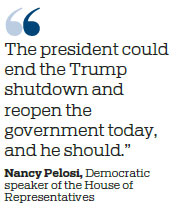 Trump stalks out of talks on govt shutdown