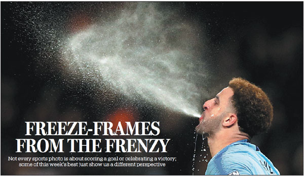 FREEZE-FRAMES FROM THE FRENZY