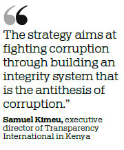 Kenyan pilot project to fight bribery