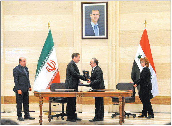 Syria, Iran reach 'strategic' deals