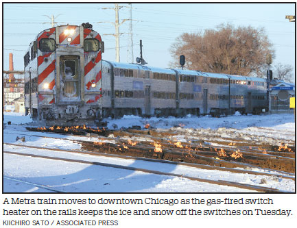 Chicago chilled to the bone by winter temps