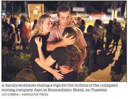 Five arrested after Brazil dam breach