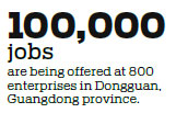 Lots of jobs on offer in Pearl River Delta region