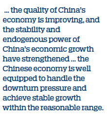 Economy can achieve stable growth