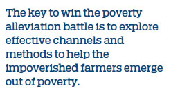 Explore novel methods to eliminate abject poverty