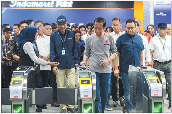 Jakarta launches subway system