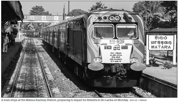 Sri Lanka opens China-funded railway line